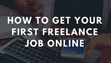 how to get freelancer first job techtunes